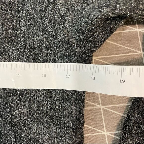 Rostfrey by Anett Rostel Metallic Black Cardigan sz M - Picture 8 of 10